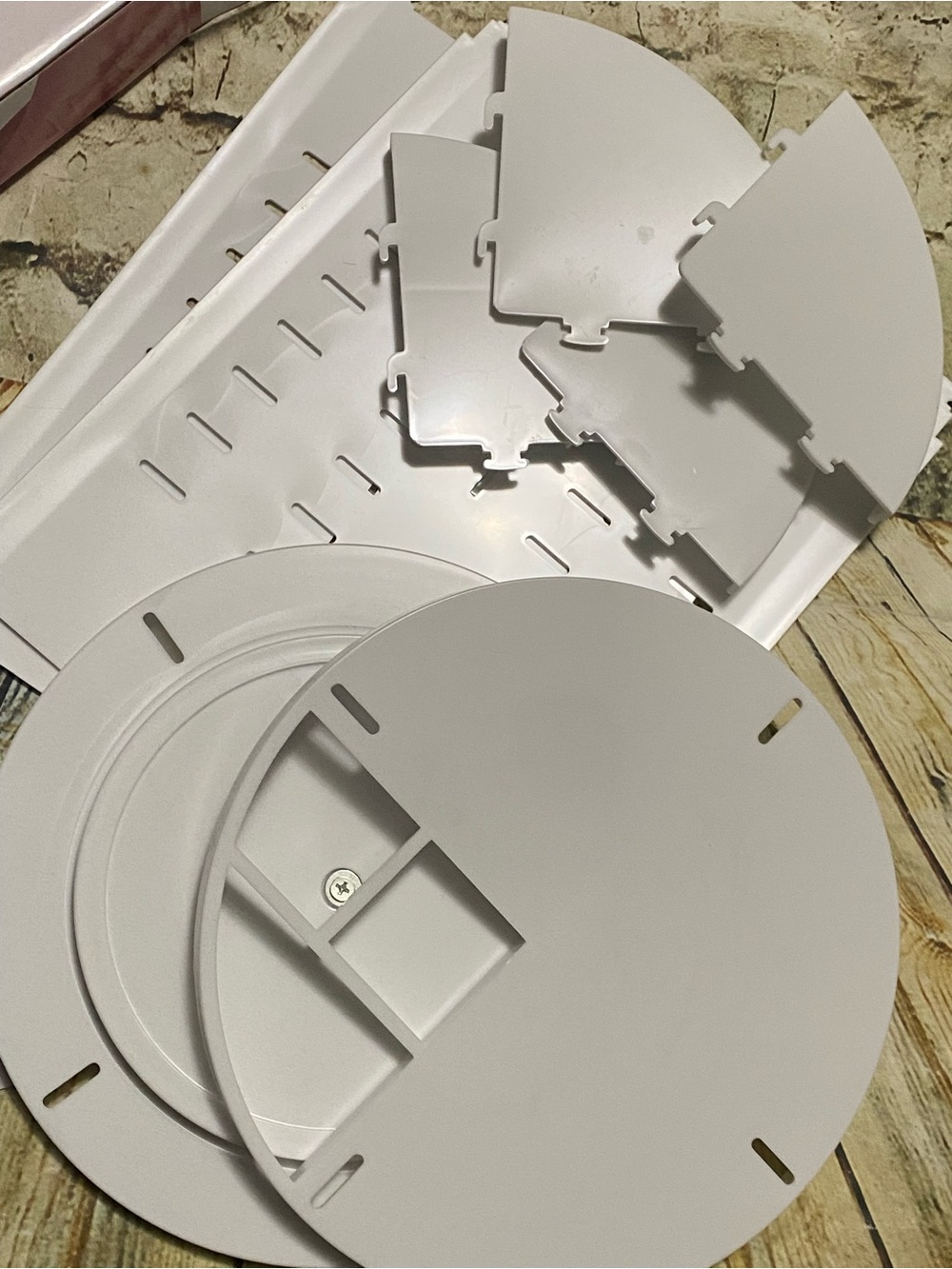 360° Rotation Makeup Organizer - White - Picture 7 of 7